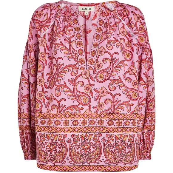 boteh block print blouse